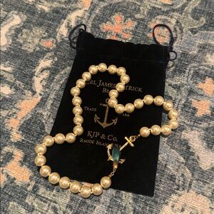 KJP Pearl & Anchor Necklace